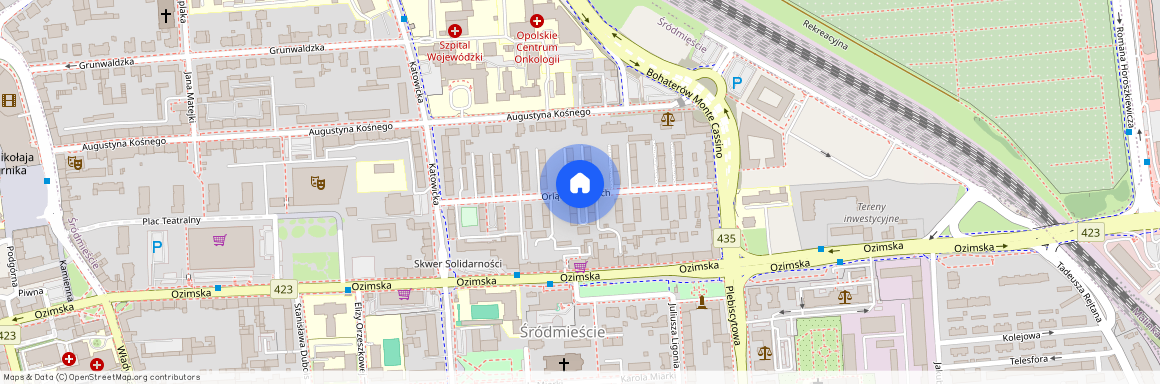 Centrum, Orląt Lwowskich, Opole