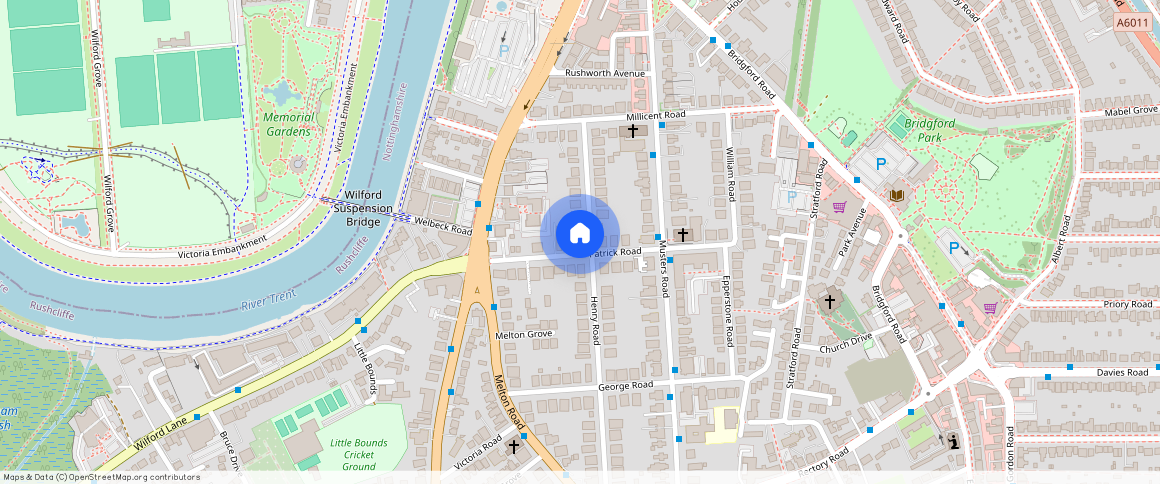 ** Patrick Road, West Bridgford, Nottingham, Nottinghamshire, NG2