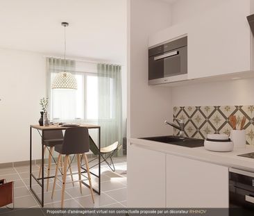 location Appartement T2 DE 44.9m² À VILLEURBANNE - Photo 6