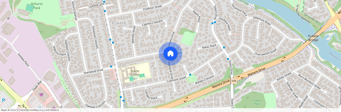 Pukete, 1 Highland Drive, Hamilton