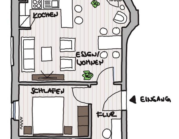 GERA: 51 m² 2-Zi-Whg, neu renoviert, Balkon&Stpl. ERSTBEZUG jetzt - Foto 1