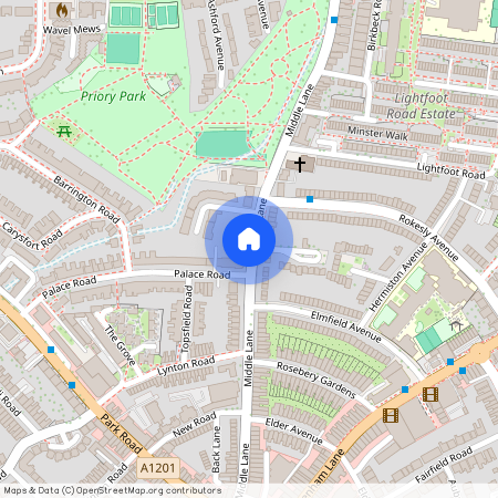 Middle Lane, Crouch End, London