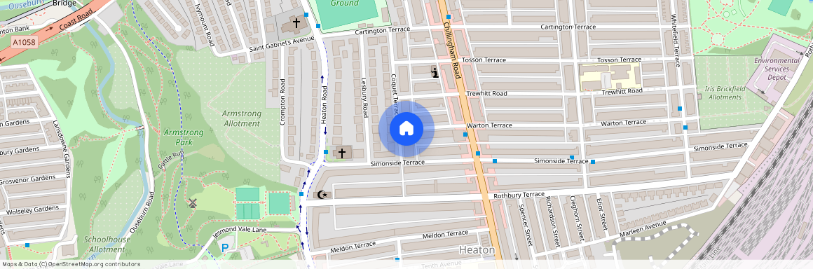 2 bedroom Flat to rent in Warton Terrace, Heaton, Newcastle Upon Tyne