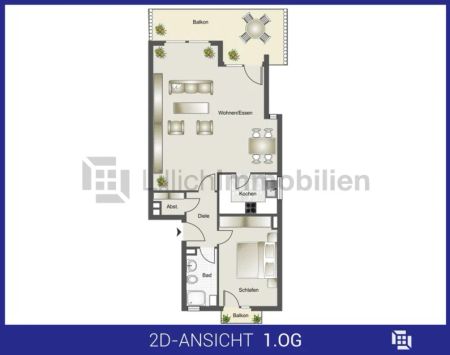 Schön geschnittene, lichtdurchflutete 2,5-Zimmerwohnung mit zwei Balkonen sucht nette Mieter! - Photo 3