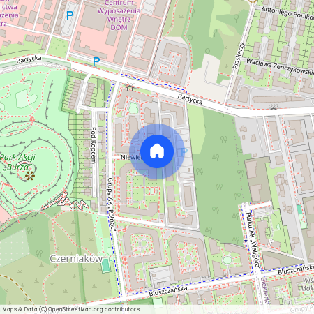 ul. Niewielka, Czerniaków, Mokotów, Warszawa, mazowieckie