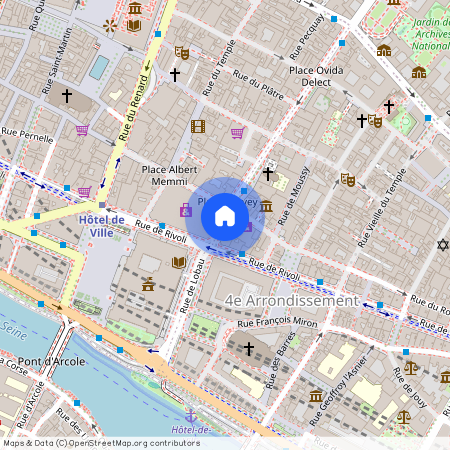 Appartement à louer rue des Archives, Paris 4ème