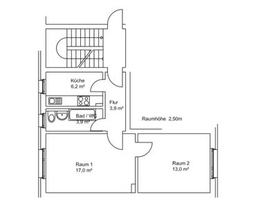 NEU 2 Raumwohnung für Sie hergerichtet!! Ab 01.10.2024! - Foto 2