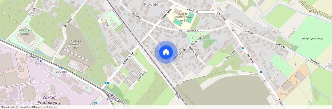 ul. Niborska, Kowale, Psie Pole, Wrocław, dolnośląskie