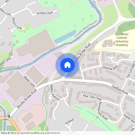 Woolley Bridge Road, Hadfield, Glossop, SK13