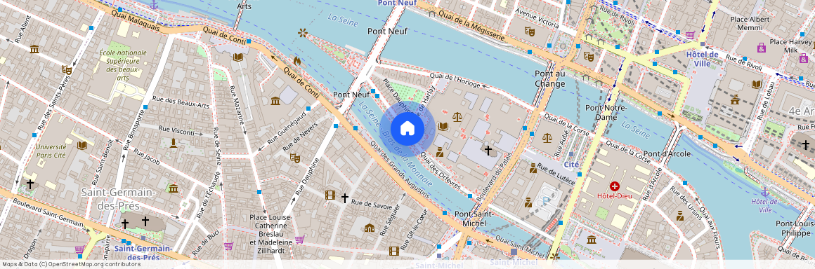 Rue de Harlay et Quai des Orfèvres 75001 Paris (1er arrondissement)