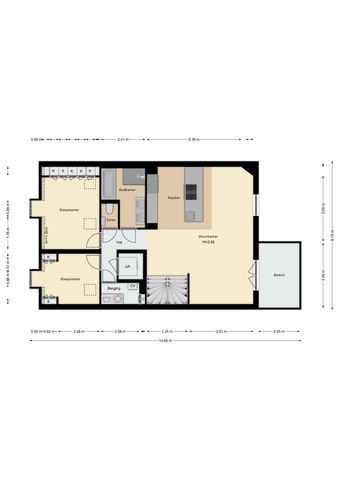 Te huur: Appartement De Lairessestraat 124 E in Amsterdam - Foto 3