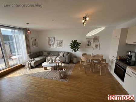 Moderne 2-Zimmer-Terrassenwohnung in 1200 Wien, 6. Stock, mit Fußbodenheizung! - Foto 3