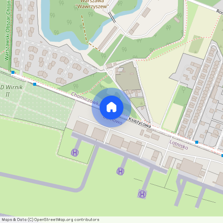 ul. Księżycowa, Chomiczówka, Bielany, Warszawa, mazowieckie