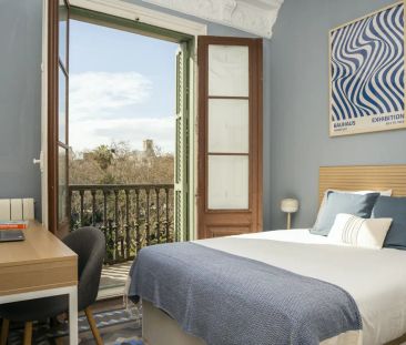 Room in a shared 10-bedroom apartment for rent in la Dreta de l'Eixample - Photo 6