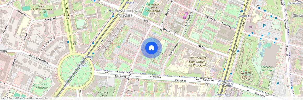 ul. Drukarska, Powstańców Śląskich, Krzyki, Wrocław, dolnośląskie