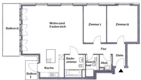 Moderne Drei-Zimmer-Wohnung mit Balkon - Photo 3