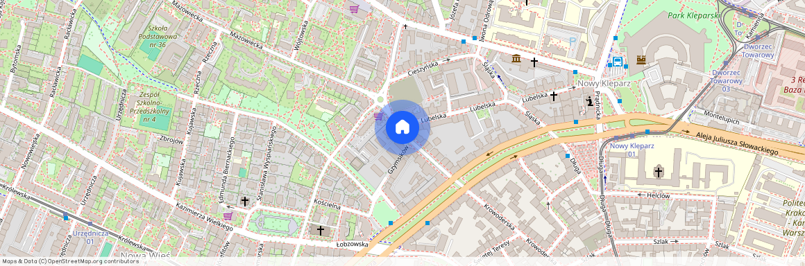 ul. Mazowiecka, Krowodrza, Krowodrza, Kraków, małopolskie