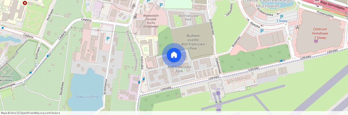 ul. Francuska, Osiedle Paderewskiego-Muchowiec, Katowice, śląskie