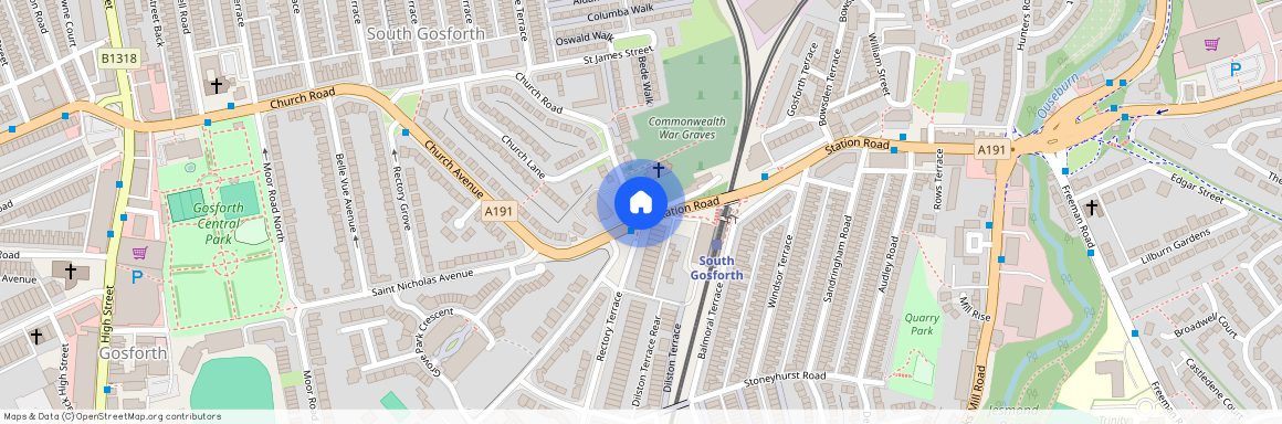 Church Road, South Gosforth, Newcastle Upon Tyne