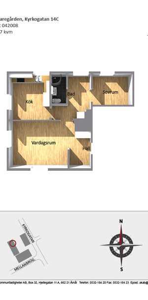 Kyrkogatan 14 C - Photo 2