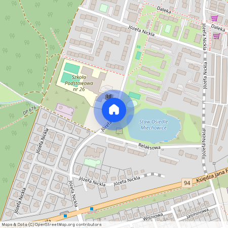 ul. Józefa Nickla, Miechowice, Bytom, śląskie