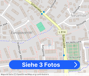 Demnächst frei! 3-Zimmer-Wohnung in Wilhelmshaven Europaviertel - Foto 1