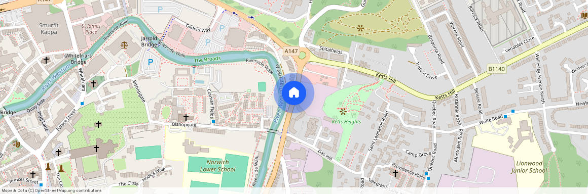 Bishop Bridge Road, Norwich, NR1