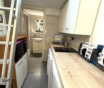 BEAUSOLEIL PLACE DE LA CREMAILLERE : STUDIO MEUBLE AVEC MEZZANINE - Photo 3