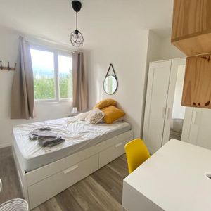 CHAMBRE EN COLOCATION - rue Lieutenant Marty - Location Appartement saint sebastien sur loire : 9.06 m2 - Photo 2