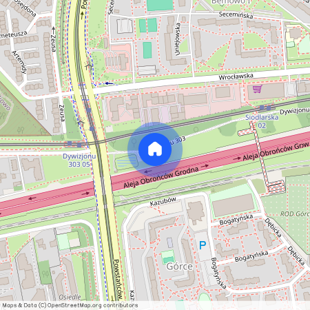 ul. Żeńców, Górce, Bemowo, Warszawa, mazowieckie