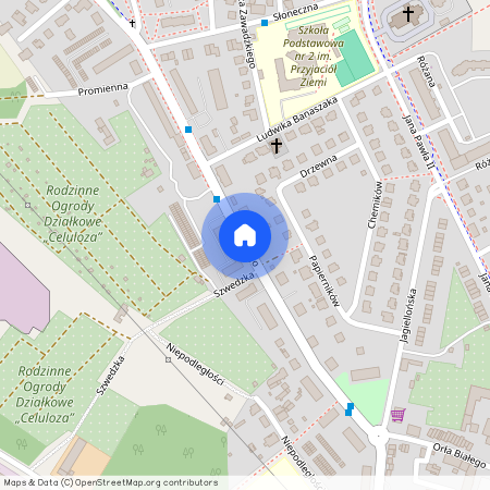 ul. Orła Białego, Kostrzyn nad Odrą, gorzowski, lubuskie