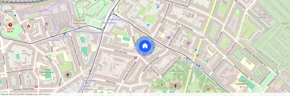 ul. Stefana Żeromskiego, Ołbin, Śródmieście, Wrocław, dolnośląskie