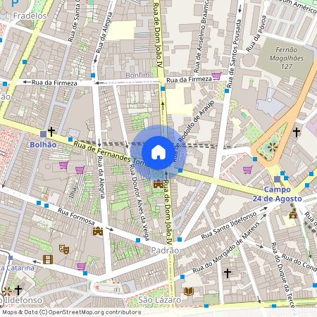 Rua de Dom João IV, Porto, Braga 4000-301