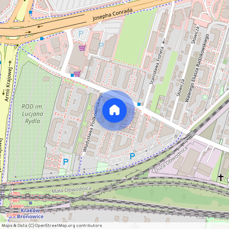 ul. Eljasza Walerego Radzikowskiego, Azory, Prądnik Biały, Kraków, małopolskie