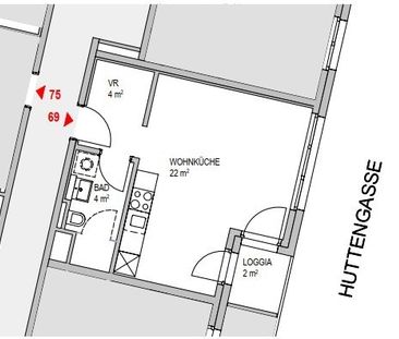 Neubauprojekt: Smarte 1-Zimmer-Wohnung mit Loggia in Niedrigenergie... - Photo 3