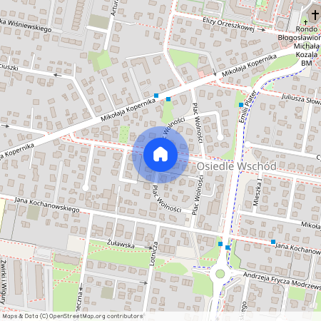 Plac Wolności, Pruszcz Gdański, pomorskie