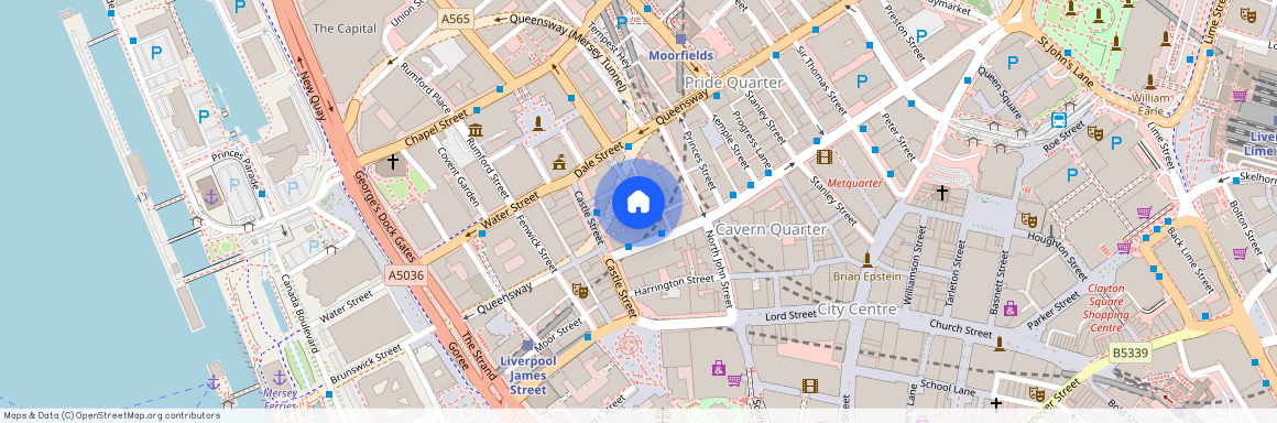 Sweeting Street, Liverpool, Merseyside, L2