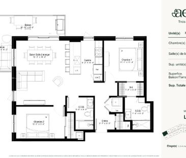 Aera Trois-Rivières | Grand 2 cac d'inspiration hôtelière - Condo /... - Photo 4