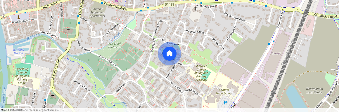 Wintringham Rd, St. Neots. PE19 1NX