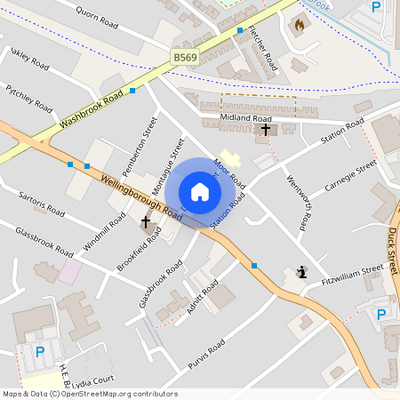 2 Bedroom Maisonette to Rent in Dayton Street, Rushden, Northants, NN10