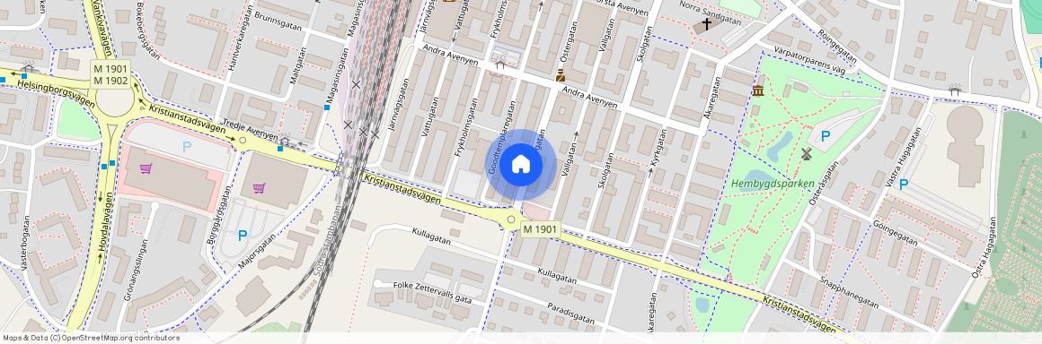 Hässleholm, Skåne, Östergatan 32 A