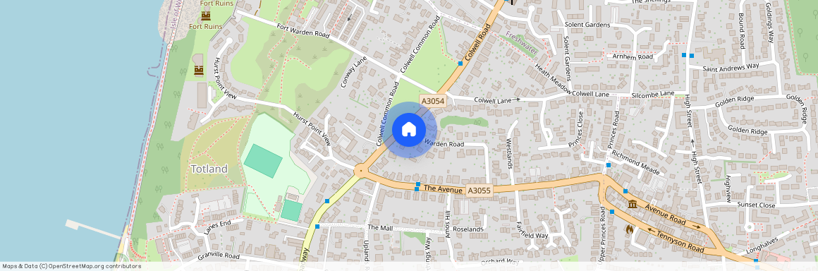 Colwell Road Totland Bay PO39