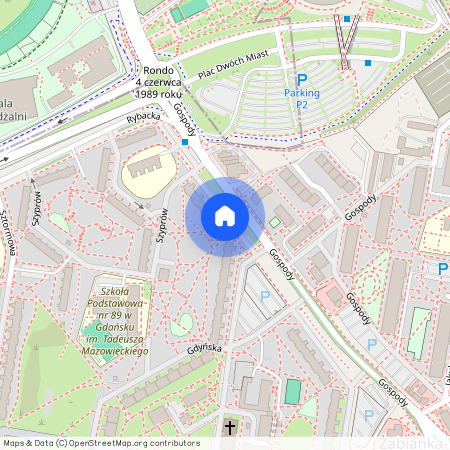 ul. Gospody, Żabianka, Gdańsk, pomorskie