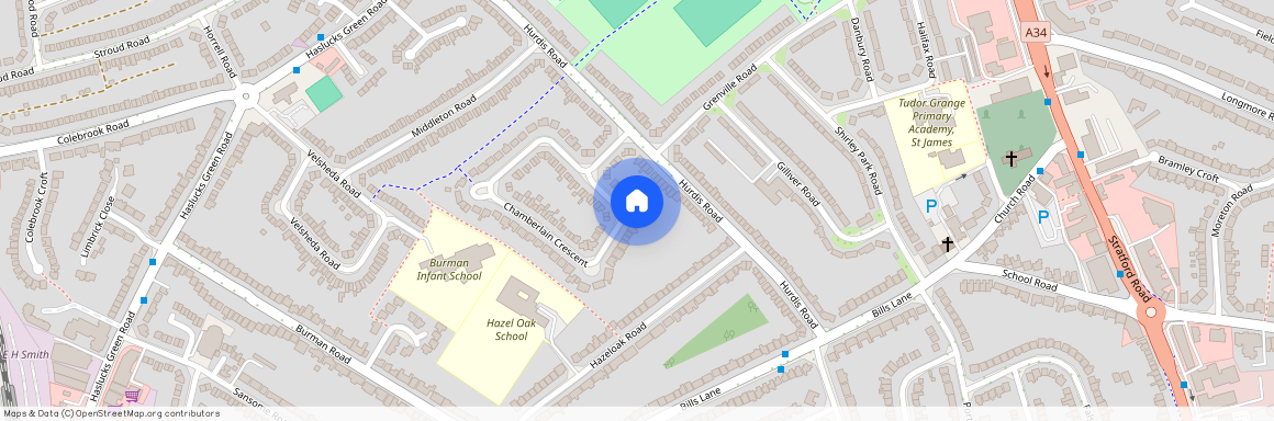 Chamberlain Crescent, Shirley, Solihull, West Midlands, B90