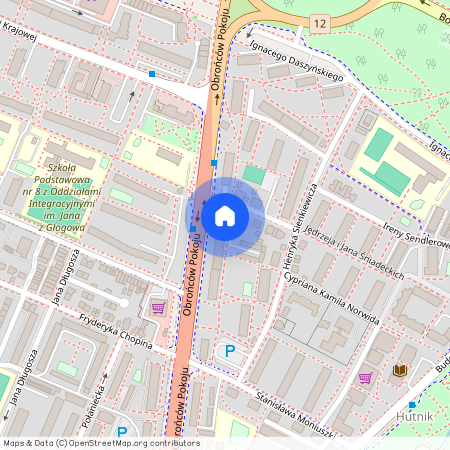 ul. Obrońców Pokoju, Głogów, głogowski, dolnośląskie