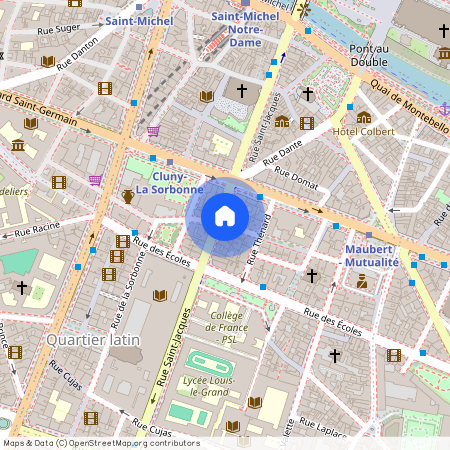 Rue du Sommerard, Francja, Paris