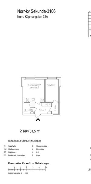 Norra Köpmangatan 32 A, våning 2 - Foto 2