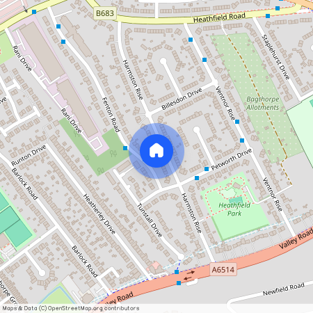 Harmston Rise, Nottingham