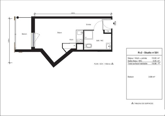 Location Appartement 1 pièce 19m² NIMES 30000 - Photo 1