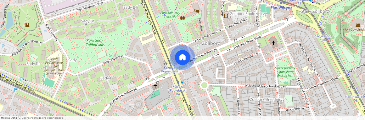 ul. Zygmunta Krasińskiego 20, Stary Żoliborz, Żoliborz, Warszawa, mazowieckie